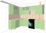Поръчка на интериор за кухня 122-2616